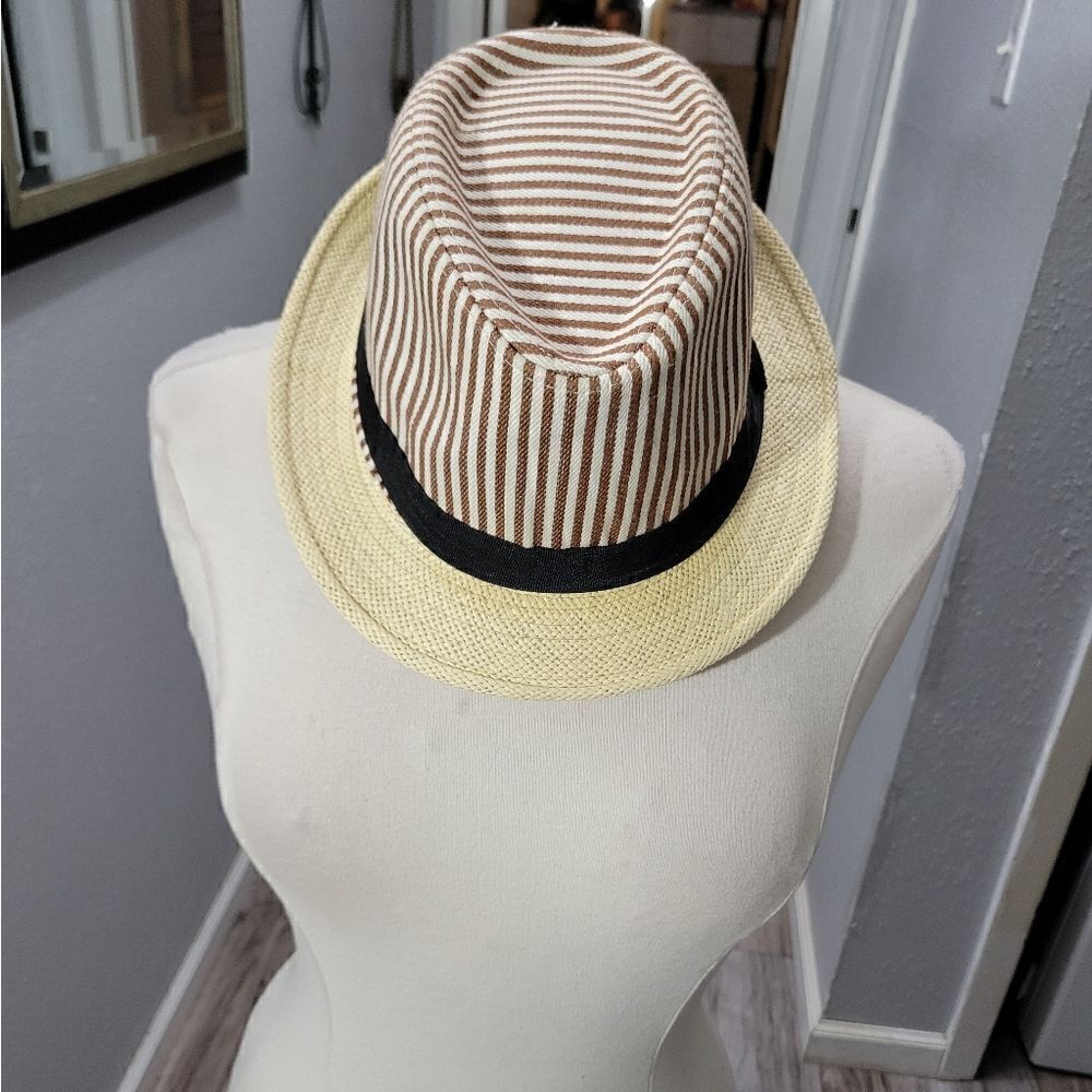 Striped fedora hat - Picture 9 of 13